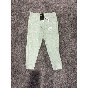 Nike Just Do It Women's Light Green Sweatpants XS Drawstring Elastic Waist